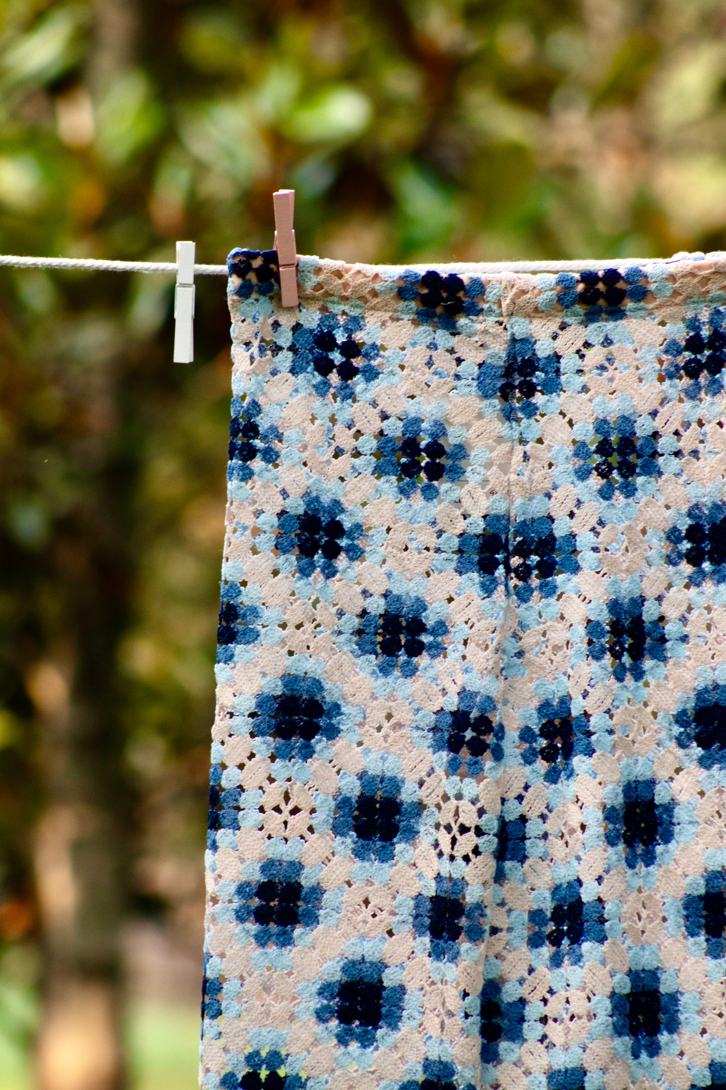 CROCHET WIDE LEG PANT